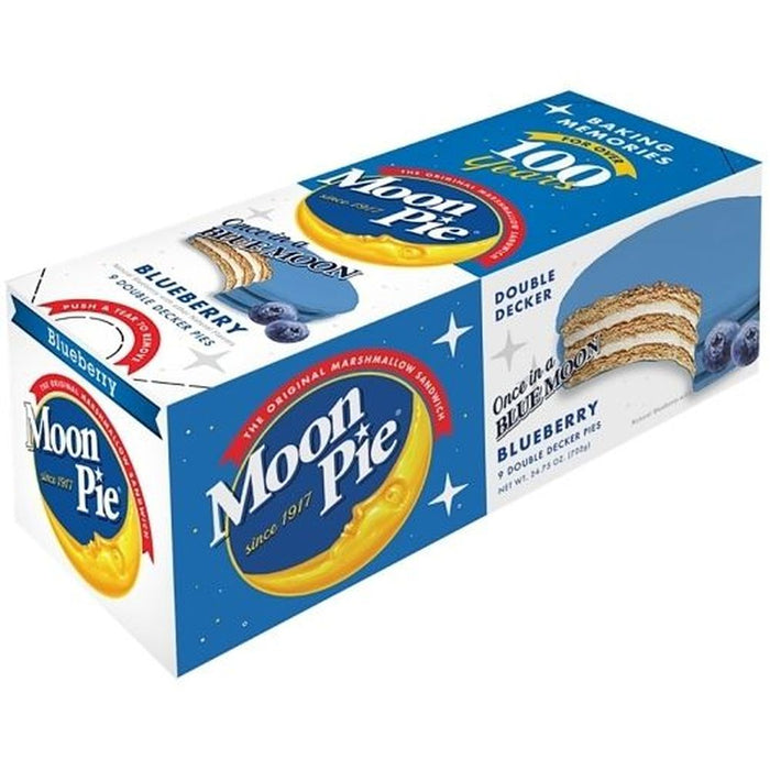 Moon Pie Double Decker Blueberry 9 x 78g (case) - Out of Date